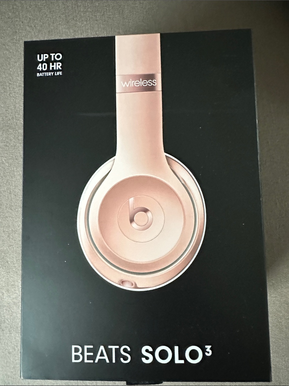 Beats Solo 3 Rose Gold Wireless Headphones